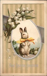 Fond Easter Greeting Postcard