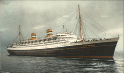 SS "Nieuw Amsterdam" Steamers Postcard Postcard