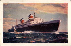 New S.S. United States Postcard