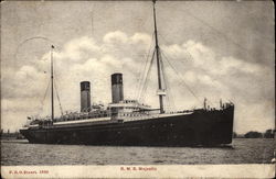 RMS Majestic Steamers Postcard Postcard