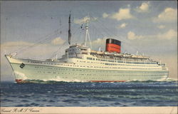 Cunard R.M.S. "Caronia" Postcard