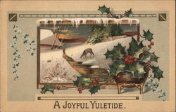 A Joyful Yuletide Postcard