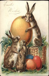 Easter Wishes Postcard