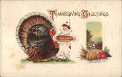 thanksgiving Greetings Postcard