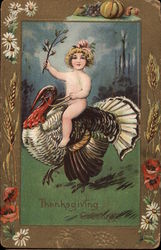 Thanksgiving Greetings Postcard