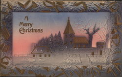 A Merry Christmas Postcard Postcard