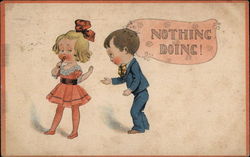 Nothing Doing ! Postcard