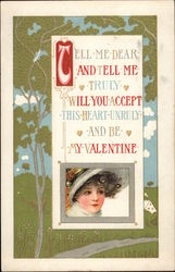 Valentine Poem Postcard