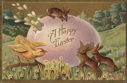 A Happy Easter Postcard