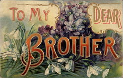 To my Dear Prother Postcard