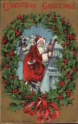 Christmas Greetings Postcard