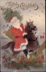 Merry Christmas Santa Claus Postcard Postcard