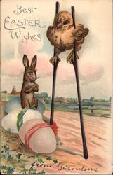 Best Easter Wishes Postcard