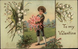 To my Valentine Postcard