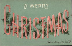 A Merry Christmas Postcard