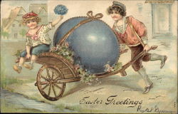 Easter Greetings Postcard