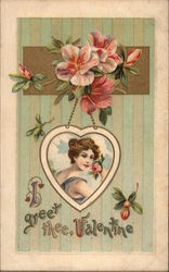 I Greet Thee, Valentine Postcard