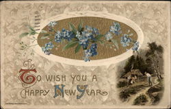 To Wish You A Happy New Year New Year's Postcard Postcard