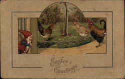 Easter Greetings Postcard