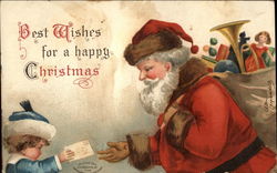 Best Wishes for a happy Christmas Postcard