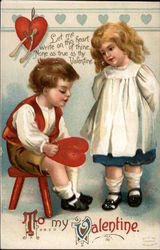 To My Valentine Children Postcard Postcard