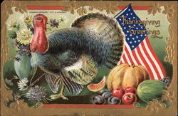 Thanksgiving Greetings Postcard