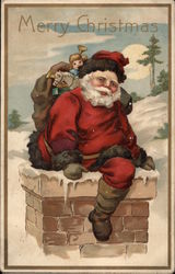 Merry Christmas Santa Claus Postcard Postcard