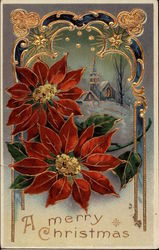 A Merry Christmas Postcard Postcard