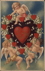 To My Valentine Cupid Postcard Postcard