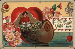 To My Valentine Postcard