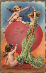 To My Valentine Children Postcard Postcard