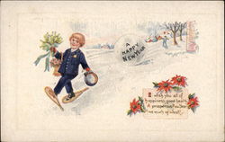 A Happy New Year Postcard