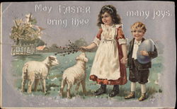 May Easter Bring Thee Many Joys Postcard