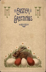 Easter Greetings Postcard