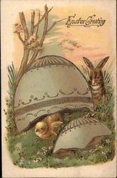 Easter Greeting Postcard