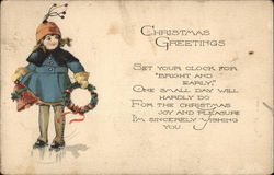 Christmas Greetings Postcard