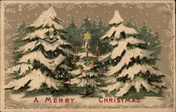 A Merry Christmas Postcard Postcard