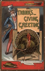 Thanksgiving Greetings Postcard