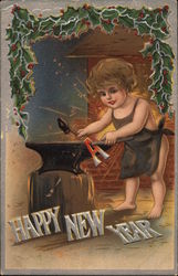 Happy New Year Postcard