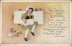 St. Patrick's Day Greeting Postcard Postcard