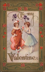 To My Valentine Postcard