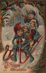 A Happy Christmas Postcard