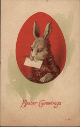 Easter Greetings Postcard