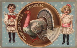 Thanksgiving Greetings Postcard