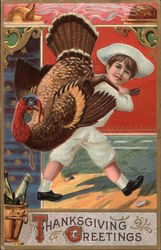 Thanksgiving Greetings Postcard