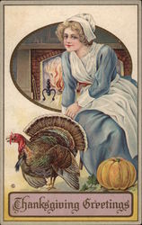 Thanksgiving Greetings Postcard