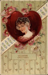 Valentine Greetings Postcard