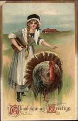 Thanksgiving Greeting Postcard