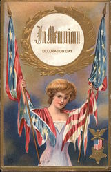 In Memoriam; Decoration Day Postcard