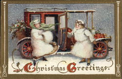 Christmas Greetings Postcard